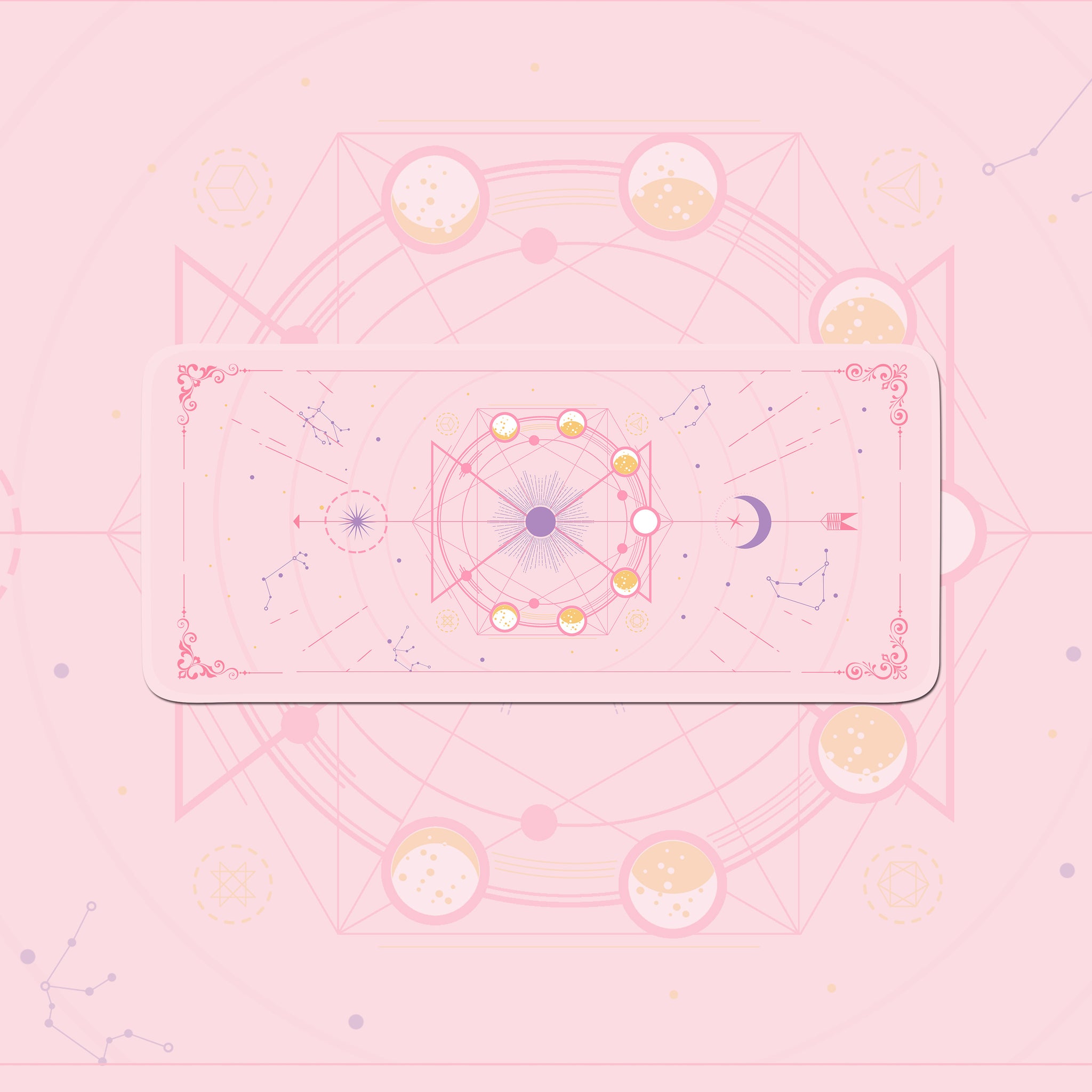 Large Kawaii Girl Gaming Mouse Pad Cute XXL Desk Mat Water Proof Nonslip Laptop Desk Accessories