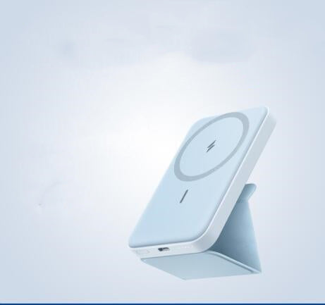 Magnetic Wireless Portable With Stand Power Bank 5000mAh Mobile Power Bank