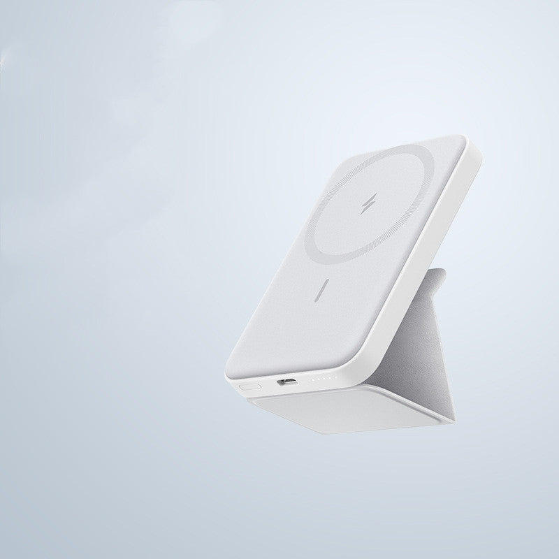 Magnetic Wireless Portable With Stand Power Bank 5000mAh Mobile Power Bank