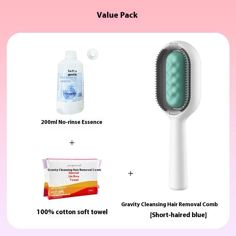 Pet Grooming Brush Dematting Dog Comb Cat Brush To Remove Floating Hair Sticky Hair With Tank Pet Cleaning Supplies